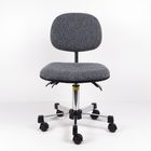 3 ou 2 chaises ergonomiques d'ESD de tissu gris d'ajustement de niveaux soulevant la chaise avec des roulettes fournisseur