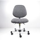 L'établi ergonomique de tissu gris préside de grandes chaises arrières réglables de laboratoire fournisseur