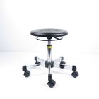 Noir bas à jambes ergonomique de chaises et de tabourets 5 de laboratoire de polyuréthane sans dos fournisseur